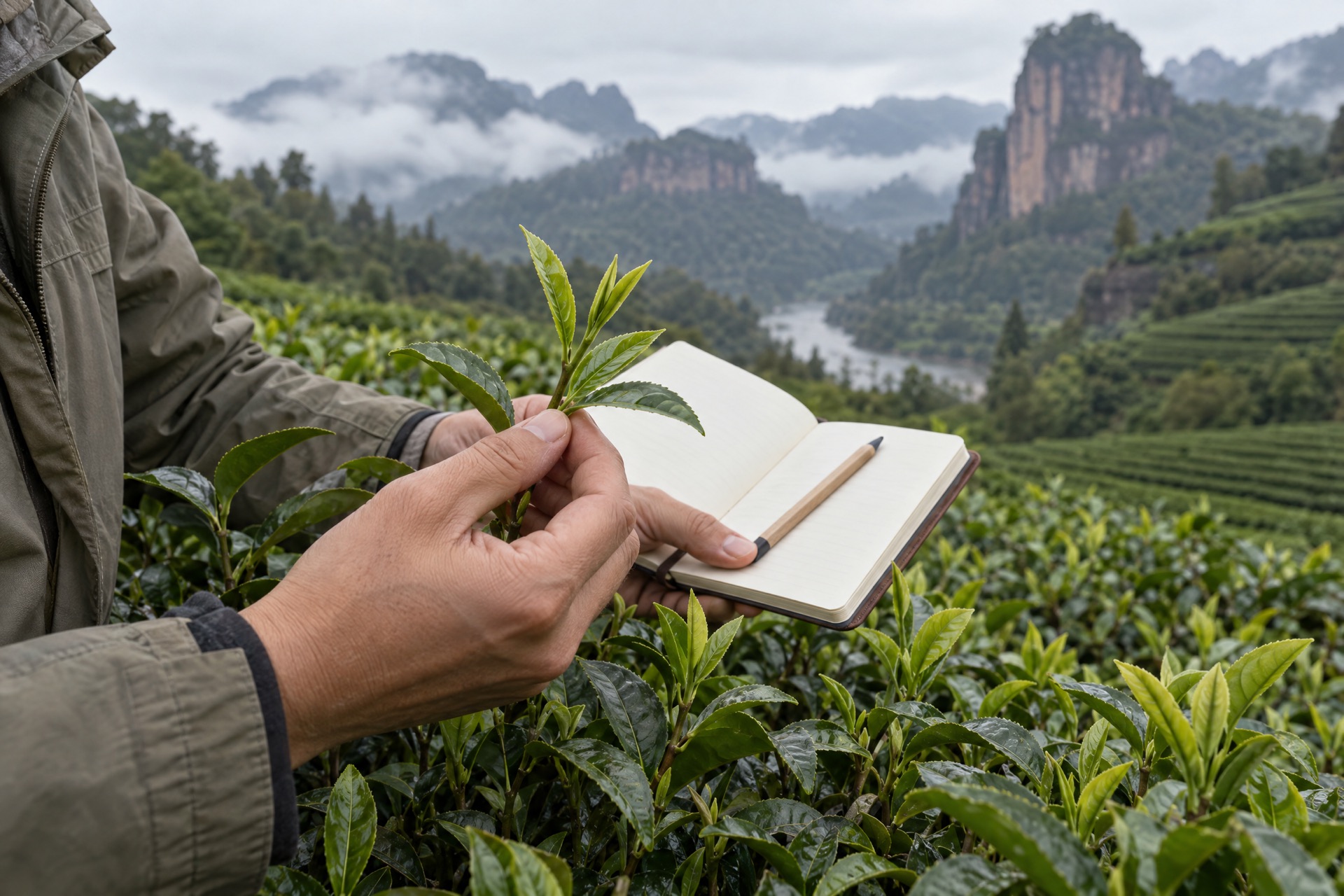 茶树新芽与观察手记
